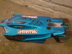 2 Delige Arrma Limitless Blauwe Boddy / Kap Te Koop, Ophalen of Verzenden, Gebruikt, Elektro, Auto offroad