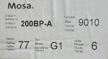 Tegelplinten Ral 9010 - 24 stuks beschikbaar voor biedingen