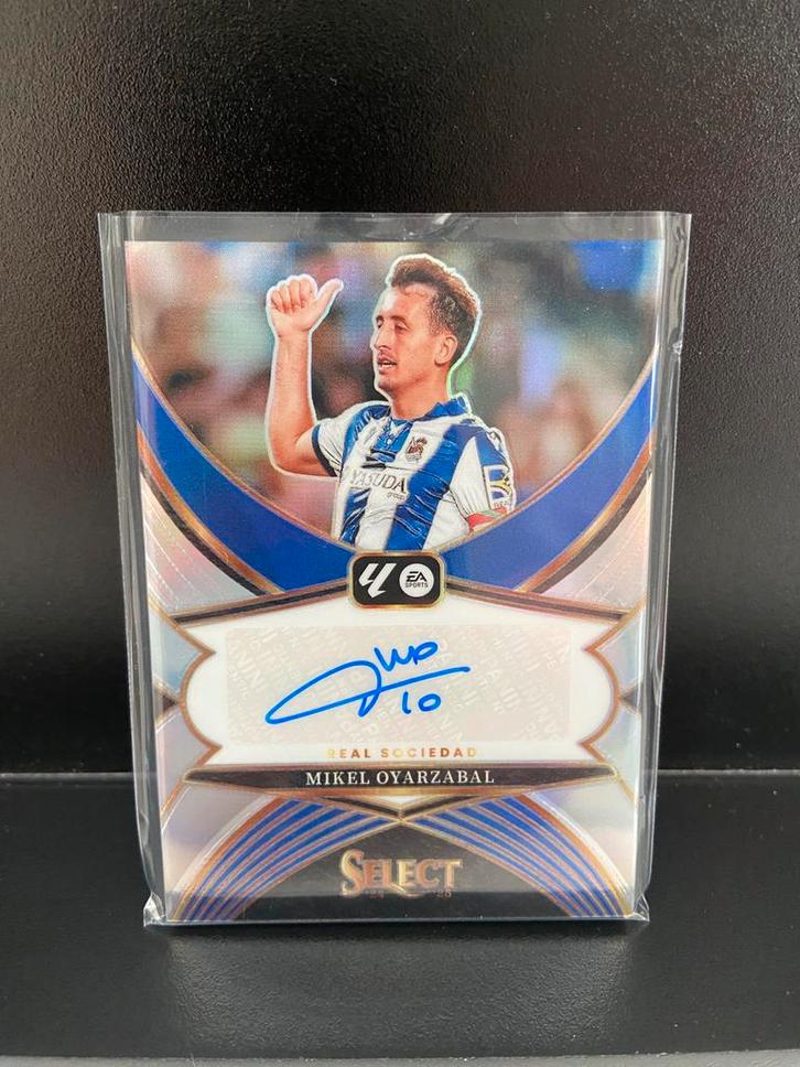 Gesigneerde Mikel Oyarzabal Spelerskaart, Verzamelen, Sportartikelen en Voetbal, Zo goed als nieuw, Spelerskaart, Buitenlandse clubs