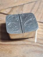 Zilveren pillen doosje, Ophalen of Verzenden, Zilver