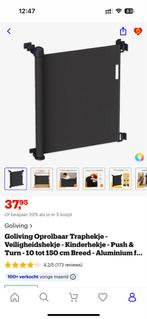 Nieuw Traphekje - Oprolbaar - In Doos!, Kinderen en Baby's, Traphekjes, Oprolhekje, Ophalen of Verzenden, 115 cm of meer, Nieuw