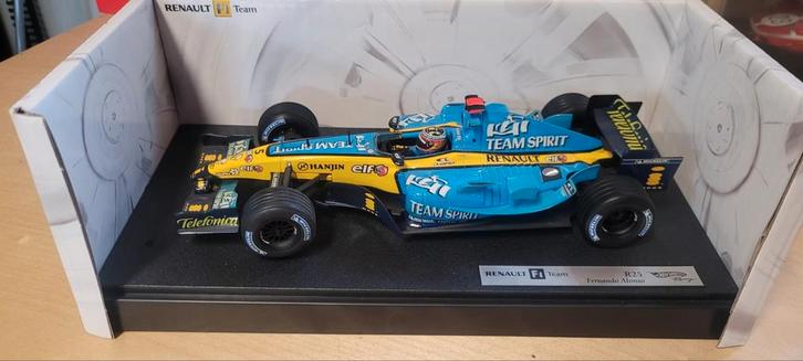 Hotwheels Renault F25  F.Alonso, Hobby en Vrije tijd, Modelauto's | 1:18, Zo goed als nieuw, Auto, Hot Wheels, Ophalen of Verzenden