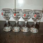 4 Sambuca Molinar glazen glas, Ophalen of Verzenden, Zo goed als nieuw, Borrel- of Shotglas