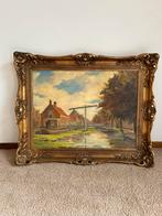 Schilderij Kees Vermeeren ophaalbrug Schipluiden, Antiek en Kunst, Ophalen