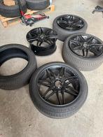 AMG Velgen 19 inch met Winterbanden, Auto-onderdelen, Banden en Velgen, 19 inch, Gebruikt, 255 mm, Banden en Velgen
