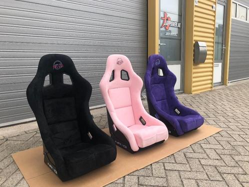 NRG Prisma Kuipstoel - alcantara vinyl (Roze Paars zwart), Auto diversen, Tuning en Styling, Ophalen of Verzenden