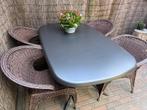 Tuintafel met 4 stoelen, Tuin en Terras, Tuinmeubel-accessoires, Ophalen, Gebruikt