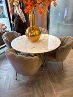 Richmond Interiors tafel en stoelen, Huis en Inrichting, Ophalen, Overige materialen, 50 tot 100 cm, 100 tot 150 cm