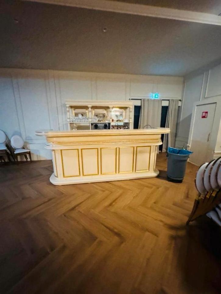 Huisbar thuisbar mancave barretje cafe kroeg bar toog 340 cm, Huis en Inrichting, Barren, Gebruikt, Ophalen of Verzenden