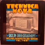 GLASDIA radio -Technica Nova- Breda bioscoop *Vintage, Ophalen of Verzenden, Gebruikt, Reclamebord