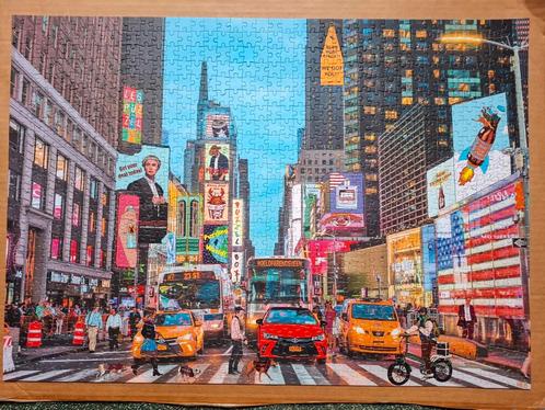 De Puzzelbox New York - 1000 Stukjes Legpuzzel, Hobby en Vrije tijd, Denksport en Puzzels, Zo goed als nieuw, Legpuzzel, 500 t/m 1500 stukjes