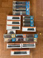 21 wagens Arnold Minitrix roco ibertren N-Spoor, Ophalen of Verzenden, Gelijkstroom, Wagon, Arnold