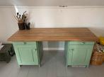 ** massief houten bureau **, Huis en Inrichting, Bureaus, Ophalen, Gebruikt, Bureau