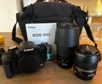 Canon 500D met 18-55mm, 75-300mm lens, Audio, Tv en Foto, Fotografie | Lenzen en Objectieven, Ophalen, Zo goed als nieuw