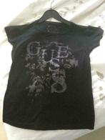 Guess zwart shirt, met kleine steentjes, maat S/M, Guess, Zwart, Ophalen of Verzenden, Zo goed als nieuw