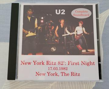 U2 - New York Ritz '82 First Night CD beschikbaar voor biedingen