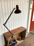 Architectenlamp Ledu Zweden type 231, mooi, bruin, vintage., Gebruikt, Ophalen of Verzenden, Scandinavisch vintage, Metaal