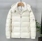 Moncler jas, Kleding | Dames, Jassen | Winter, Wit, Maat 46/48 (XL) of groter, Nieuw, Ophalen of Verzenden