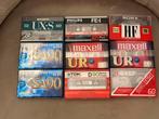 Collectie splinternieuwe cassettebandjes, TDK, Sony, BASF, Cd's en Dvd's, Cassettebandjes, 2 t/m 25 bandjes, Overige genres, Ophalen of Verzenden