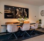 Eethoek compleet eettafel met stoelen en bankje, Huis en Inrichting, Tafels | Eettafels, Ophalen, 50 tot 100 cm, Zo goed als nieuw