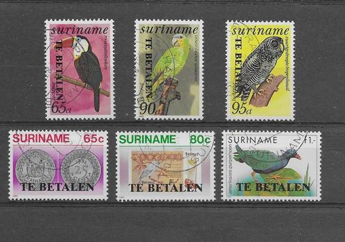 Suriname 1988, Port betaald zegels, Gestempeld., Postzegels en Munten, Postzegels | Suriname, Gestempeld, Verzenden