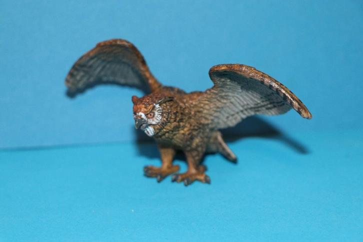 Schleich 14738 oehoe, dierfiguur, Verzamelen, Dierenverzamelingen, Zo goed als nieuw, Beeldje of Figuurtje, Vogel, Ophalen of Verzenden
