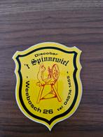 2942 Sticker Discobar 't Spinnewiel, Ophalen of Verzenden, Gebruikt