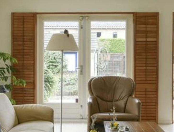 Binnenluiken/ luiken, Doe-het-zelf en Verbouw, Deuren en Horren, Gebruikt, Binnendeur, 215 cm of meer, 80 tot 100 cm, Hout, Vouwdeur