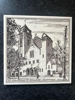 wandtegel 75 jarig bestaan kathedraal Rotterdam 1979, Antiek en Kunst, Ophalen of Verzenden