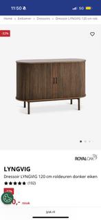Jysk commode donker hout, Huis en Inrichting, Kasten | Dressoirs, Ophalen, Zo goed als nieuw, 25 tot 50 cm, 50 tot 100 cm