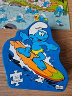 Smurfen puzzel 36 stukjes zomertijd, Verzamelen, Ophalen of Verzenden, Gebruikt, Verschillende Smurfen, Overige typen