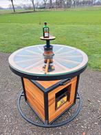 Statafel van wagenwiel met gepoedercoat frame mangave, Ophalen, Nieuw