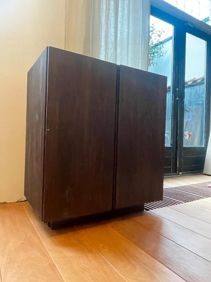 Ivar IKEA-kast grenen, 80x50x83 cm, donkerbruin geverfd, Huis en Inrichting, Kasten | Overige, Gebruikt, Ophalen