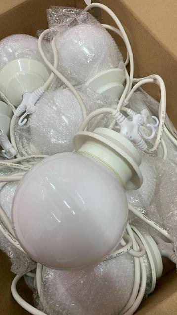 Partytent 8 Bol Verlichting 13,5 meter met 8 bollen beschikbaar voor biedingen