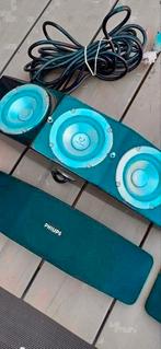 Philips satelliet speakers 2.0 op statief, Philips, Ophalen of Verzenden, Zo goed als nieuw, Minder dan 60 watt