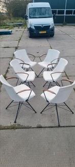 Designstoel Indecom  Just Meyer, Huis en Inrichting, Stoelen, Metaal, Wit, Ophalen of Verzenden, Zo goed als nieuw