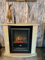 Elektrische haard met mooie ombouw, Ophalen, Zo goed als nieuw, Vrijstaande haard, Elektrische haard