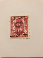 0528 belgie belgische leeuw 20c over 75c 1-1-49 / 31-12-49, Verzenden