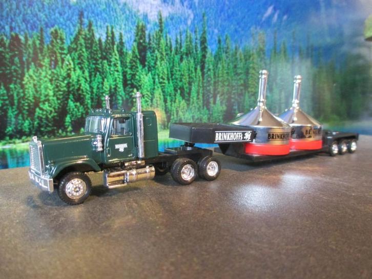 Mack Superliner dieplader Brinckhoff met destilleerketels, Hobby en Vrije tijd, Modelauto's | 1:87, Nieuw, Ophalen of Verzenden