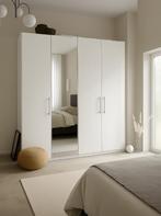Ikea Pax kasten Hoogglans Spiegel 200x236 Helemaal Compleet, Ophalen, Gebruikt, Met hangruimte, 200 cm of meer