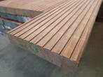 35x180 mm hardhouten azobe brugdek planken antislip / vlak, Nieuw, Overige houtsoorten, 25 tot 50 mm, Plank