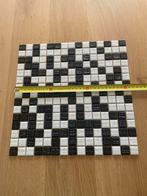 Doos Mozaïek tegeltjes/matten zwart/wit voor 4 m2., Ophalen, Minder dan 20 cm, Zo goed als nieuw, Minder dan 5 m²