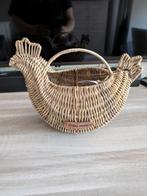 Riviera Maison rattan kip manf, Huis en Inrichting, Woonaccessoires | Schalen en Manden, Ophalen of Verzenden, Zo goed als nieuw
