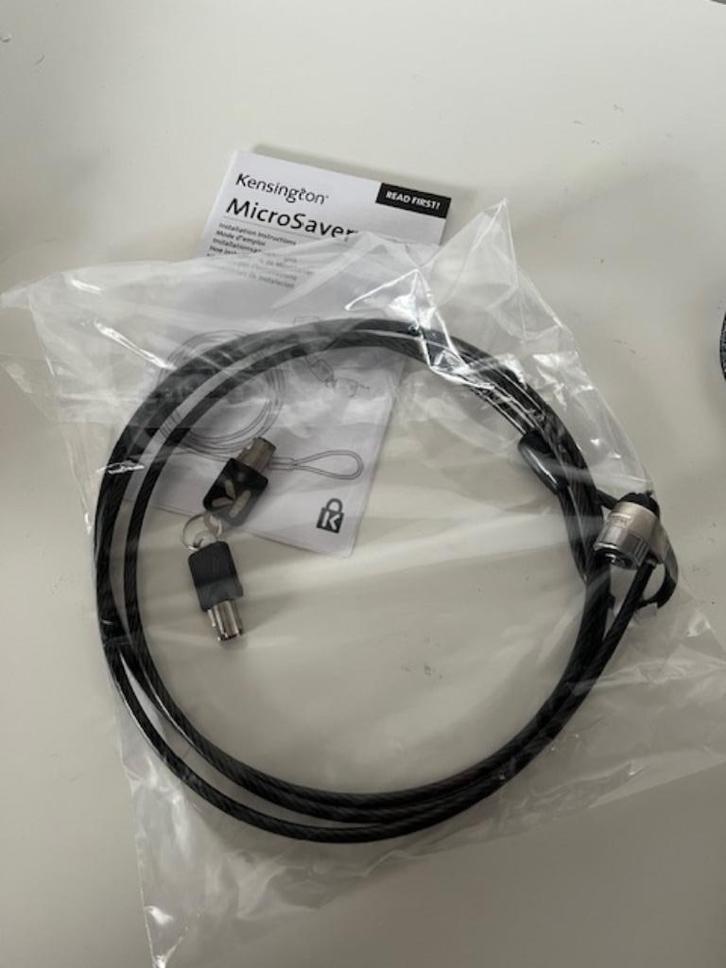 Kensington Microsaver laptop / notebook slot, Computers en Software, Overige Computers en Software, Zo goed als nieuw, Ophalen of Verzenden
