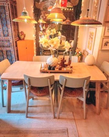 Skagerak Hven eetkamerstoelen (Anton Björsing) grijs 6 stuks beschikbaar voor biedingen