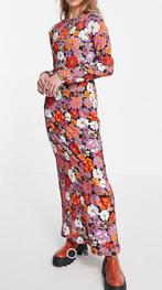 Gebloemde jurk Asos, Kleding | Dames, Jurken, Nieuw, Oranje, Maat 38/40 (M), Ophalen of Verzenden