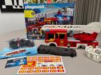 Playmobil 5362 Brandweer-laddervoertuig met licht en geluid, Kinderen en Baby's, Speelgoed | Playmobil, Ophalen of Verzenden, Complete set