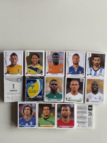 1278 Panini stickers WK 2010 en WK 2014 * Bulk voorraad * beschikbaar voor biedingen