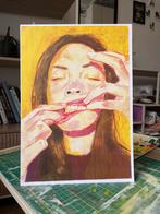 Kunst Print - Portret 21x30cm, Ophalen of Verzenden