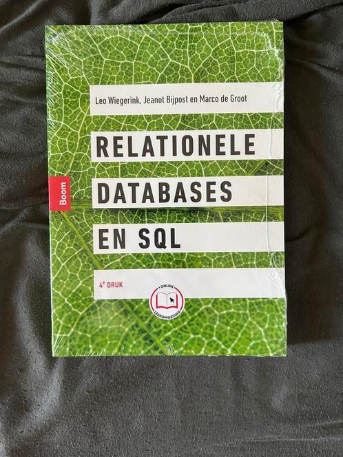 Relationele databases en sql nieuw in plastic: 9789024429936, Boeken, Studieboeken en Cursussen, Nieuw, HBO, Ophalen